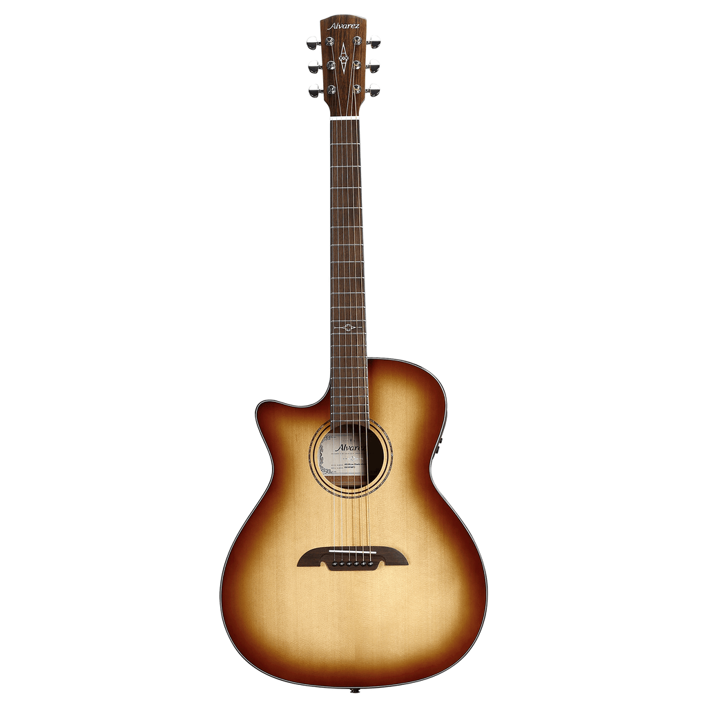 Alvarez AG60CESHB Grand Auditorium Guitar with Cutaway and Pickup - Shadowburst - Artist Series Available Left-Handed