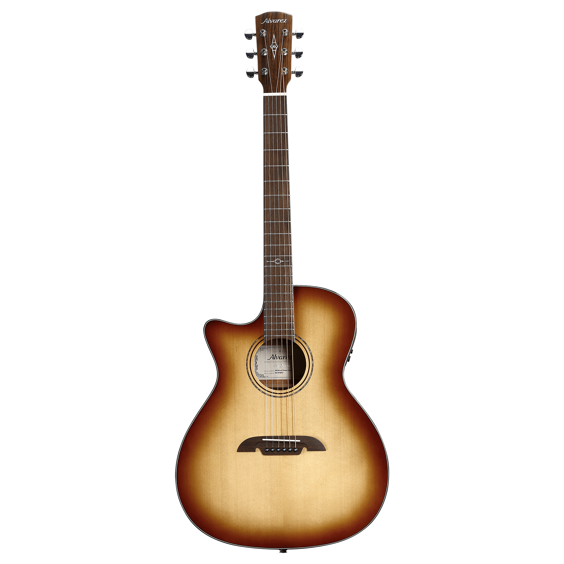 Alvarez AG60CESHB Grand Auditorium Guitar with Cutaway and Pickup - Shadowburst - Artist Series Available Left-Handed