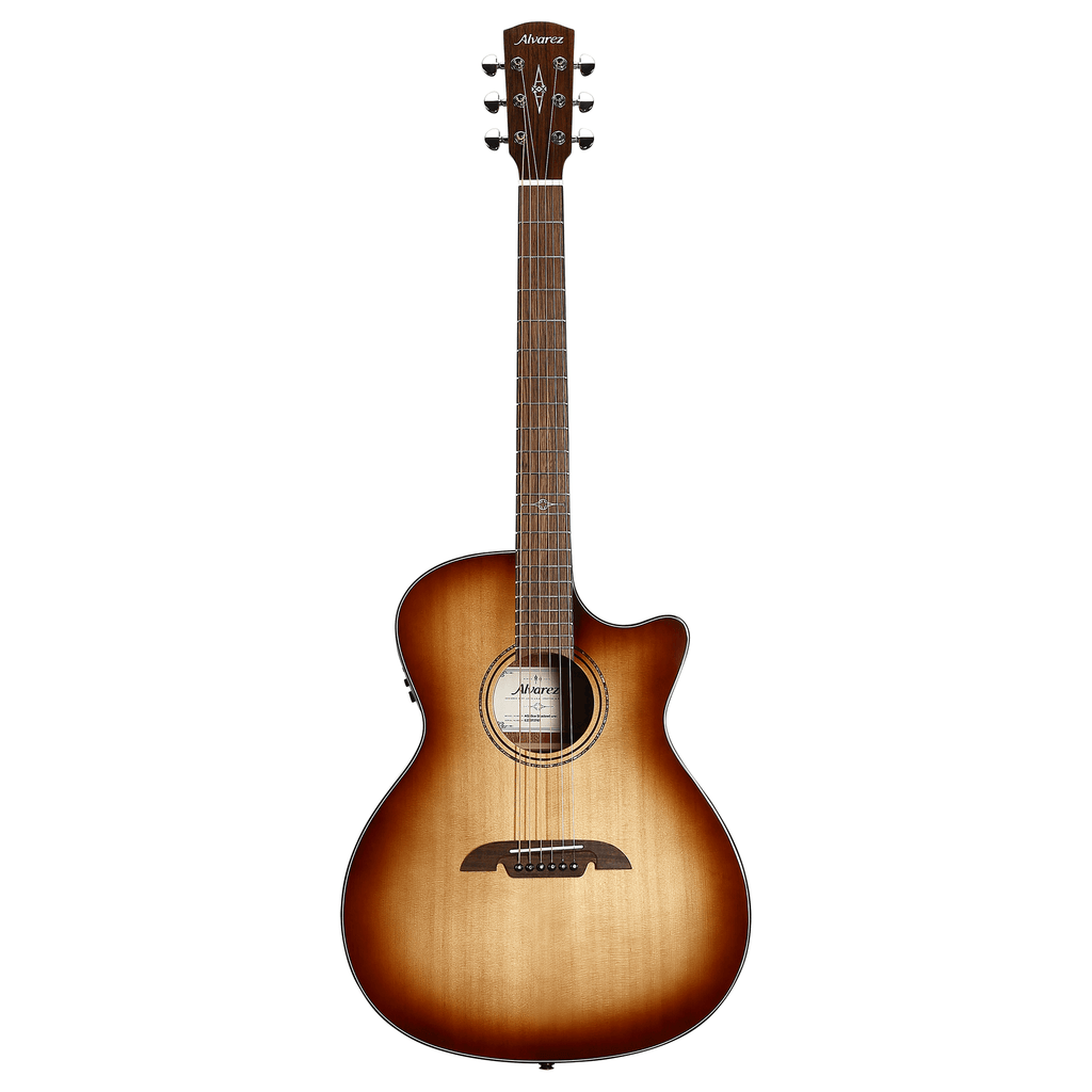 Alvarez AG60CESHB Grand Auditorium Guitar with Cutaway and Pickup - Shadowburst - Artist Series Available Left-Handed