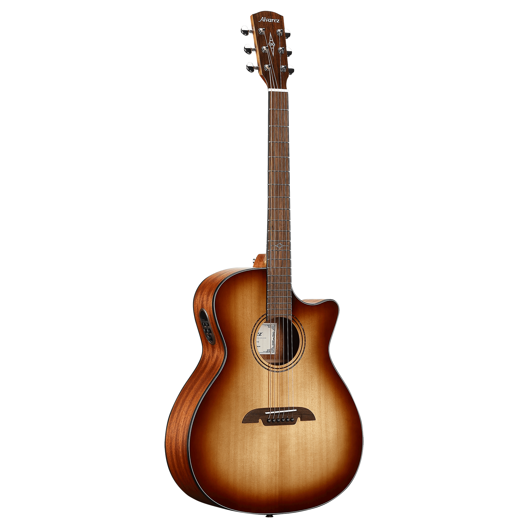 Alvarez AG60CESHB Grand Auditorium Guitar with Cutaway and Pickup - Shadowburst - Artist Series Available Left-Handed