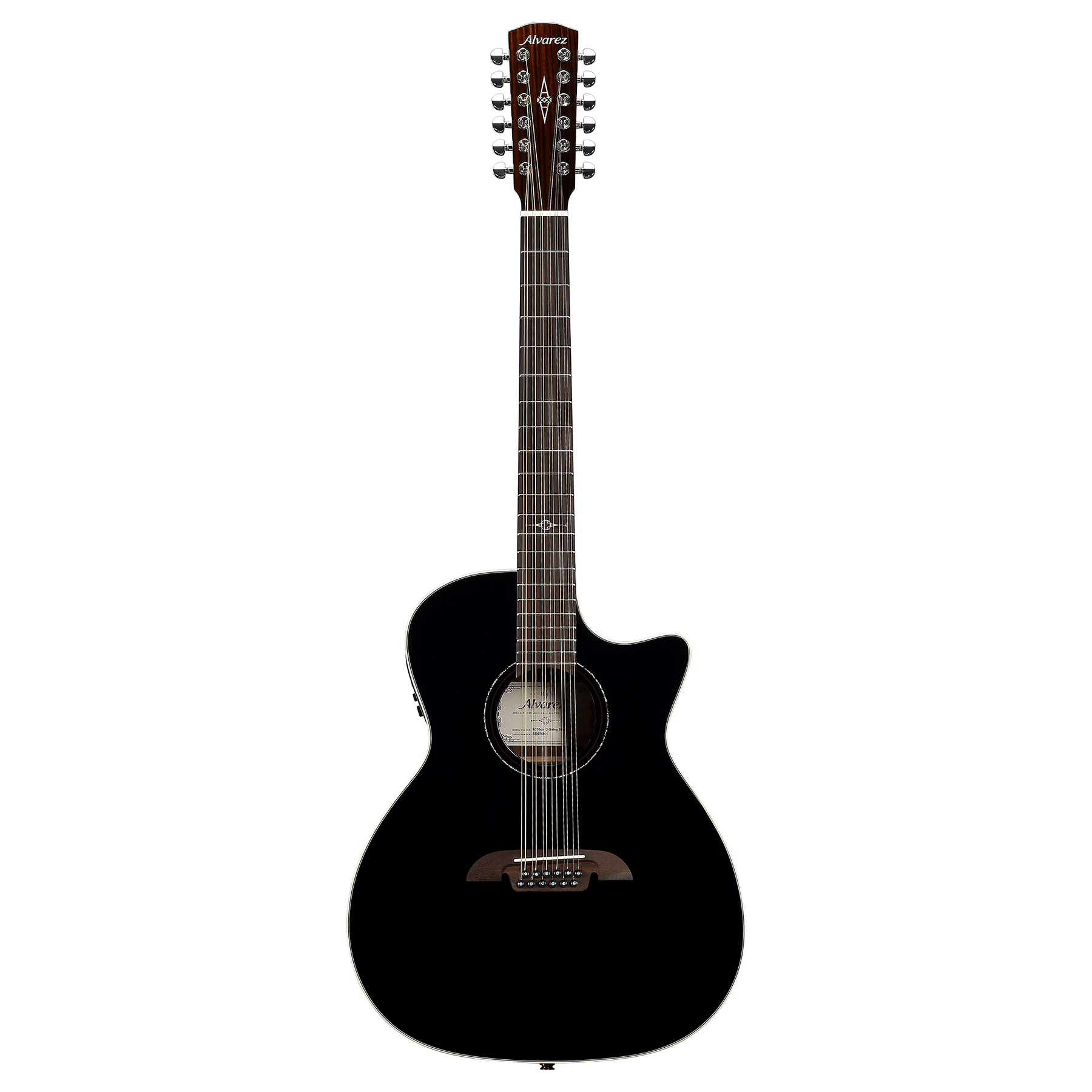 Alvarez AG70ce 12-String Black
