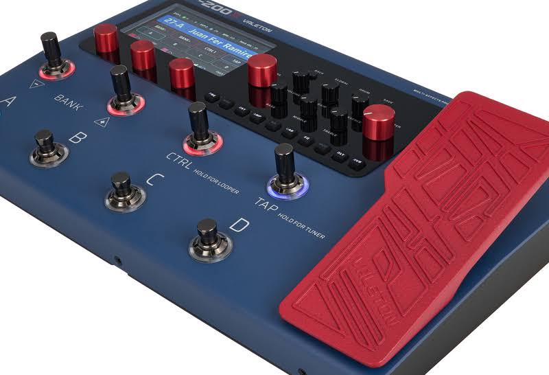 Multi-Effects Processor Pedal: Expression, FX Loop, MIDI I/O, Amp Modeling, IR Cabinets, Artist Presets for Guitar/Bass