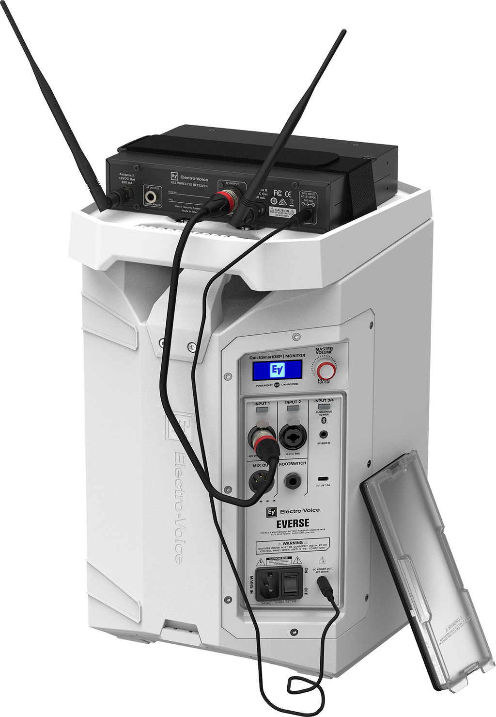 Electro-Voice EVERSE 8
WEATHERIZED BATTERY-POWERED LOUDSPEAKER WITH BLUETOOTH® AUDIO AND CONTROL