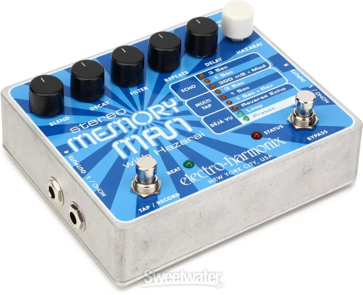 Electro-Harmonix
Stereo Memory Man with Hazarai