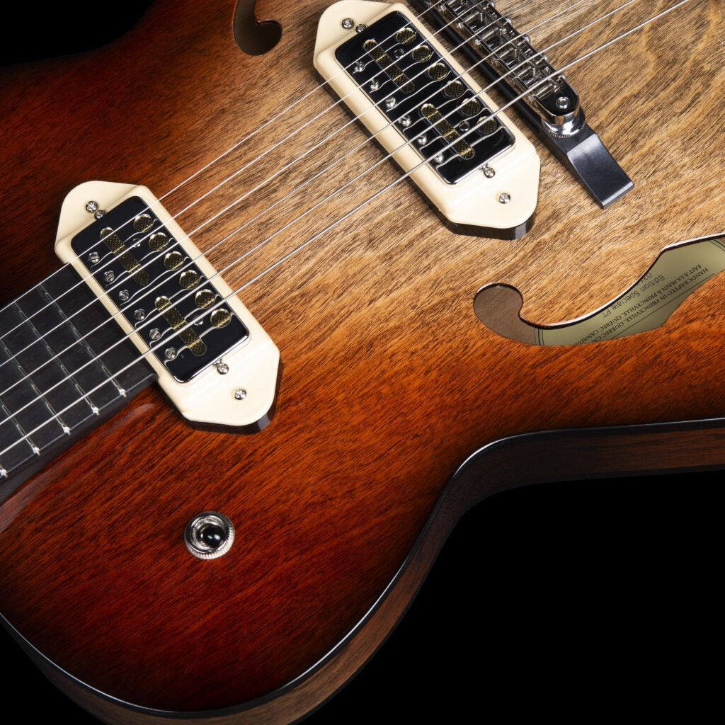 Godin 5th Ave TL Vintage Burst HG Gold Foil