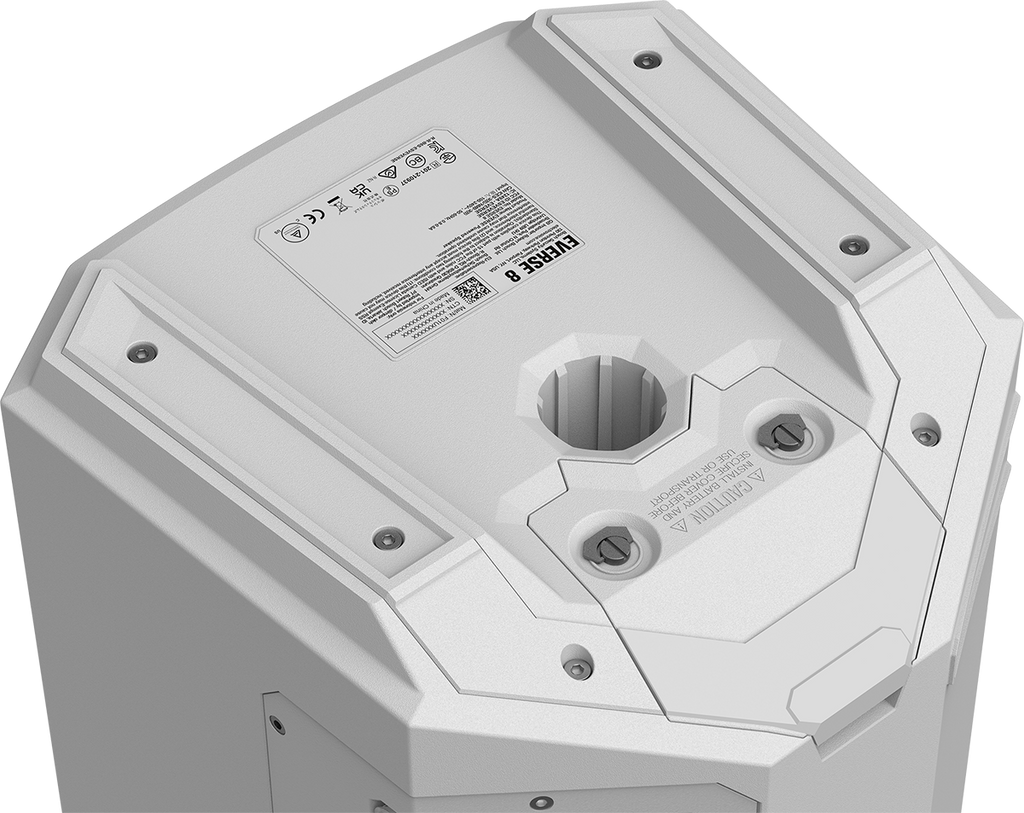 Electro-Voice EVERSE 8
WEATHERIZED BATTERY-POWERED LOUDSPEAKER WITH BLUETOOTH® AUDIO AND CONTROL