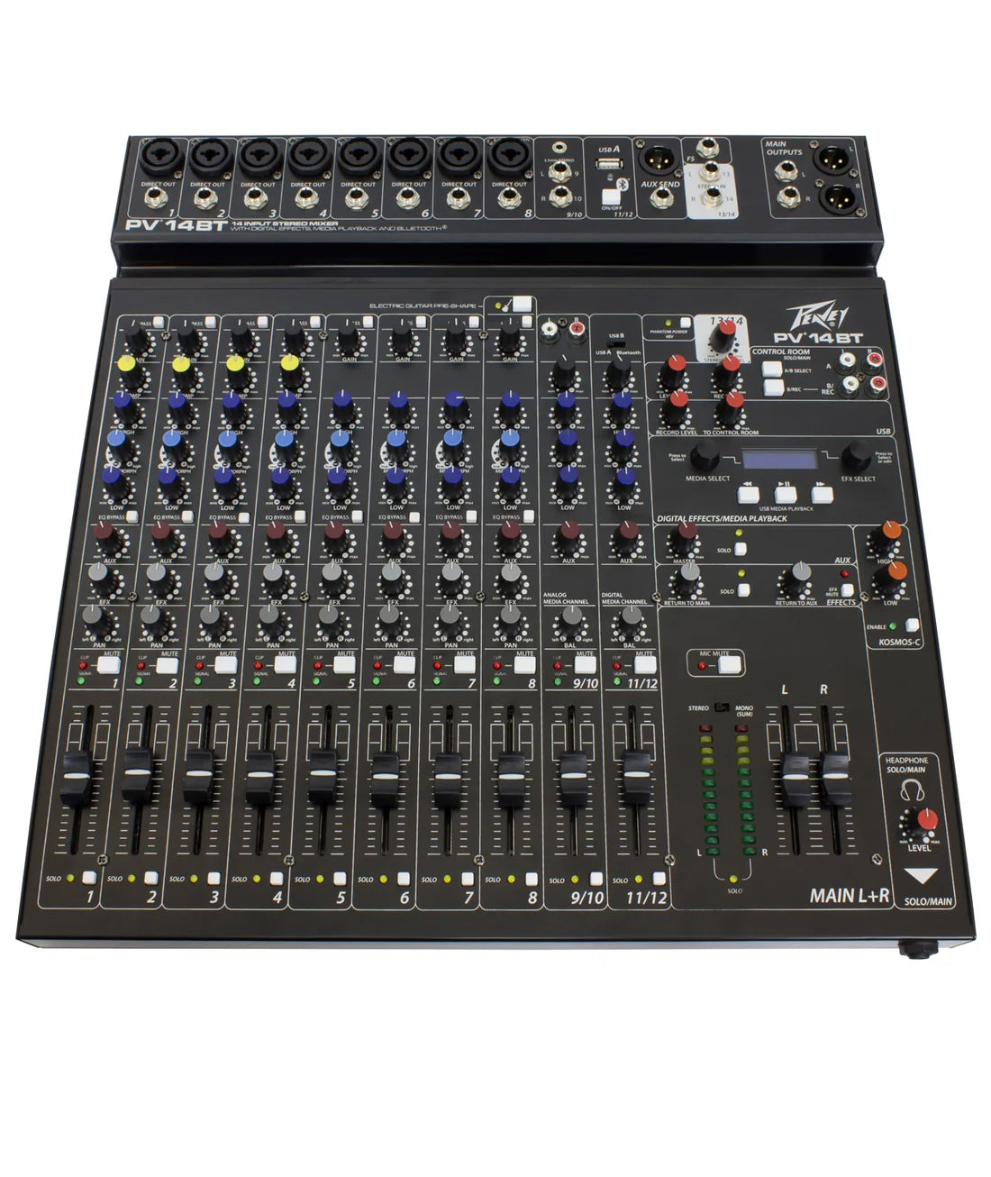 Peavey PV® 14 BT 14 Channel Compact Mixer With Bluetooth
