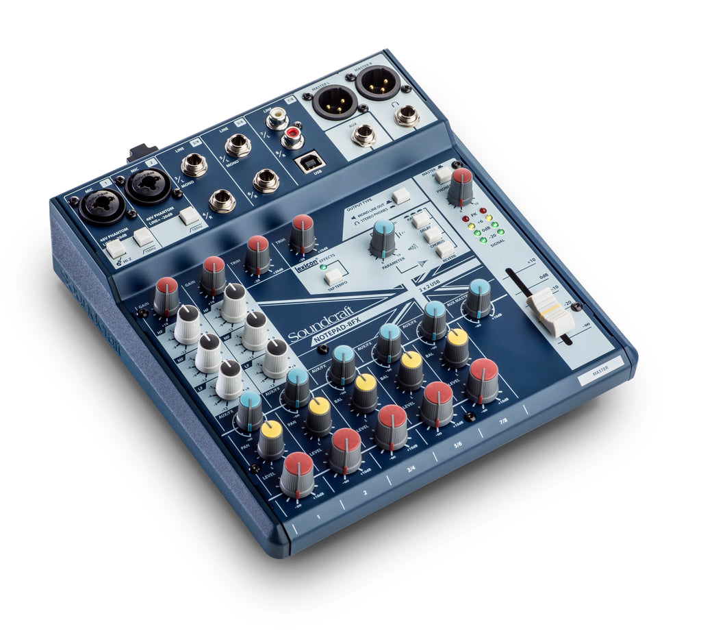 Soundcraft Notepad-8FX 8-Channel Small-format Analog Mixer