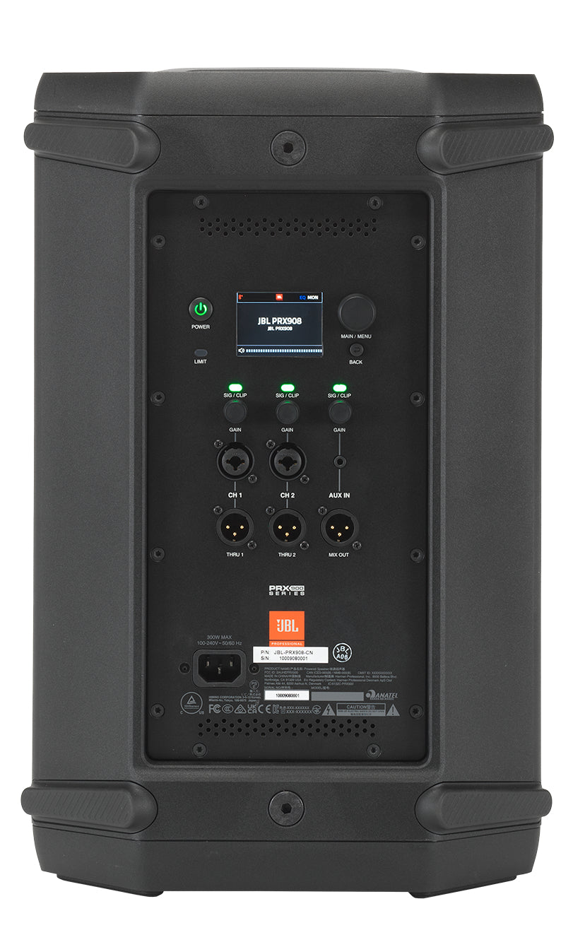 JBL PRX908 2000W 8'' Professional Powered Two-Way Loudspeaker