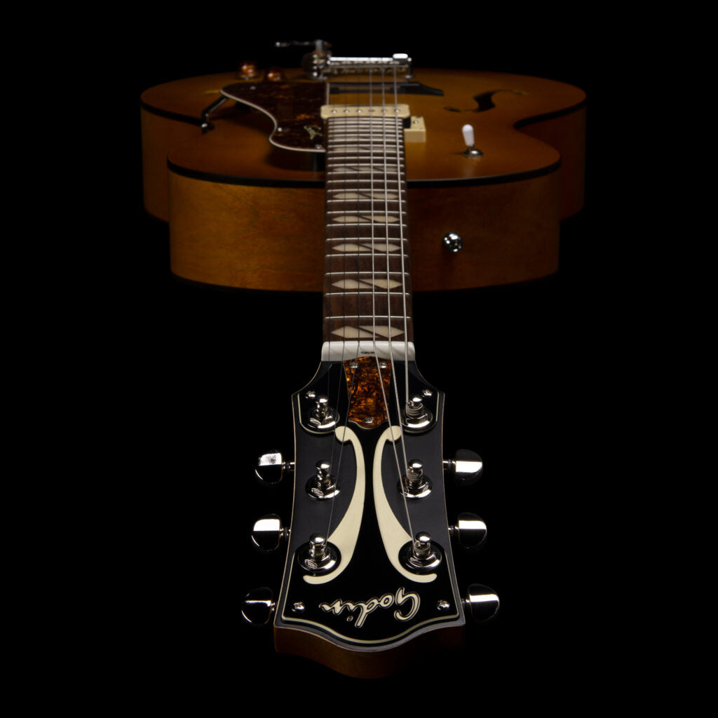 Godin 5th Avenue Jumbo P-Rail Harvest Gold