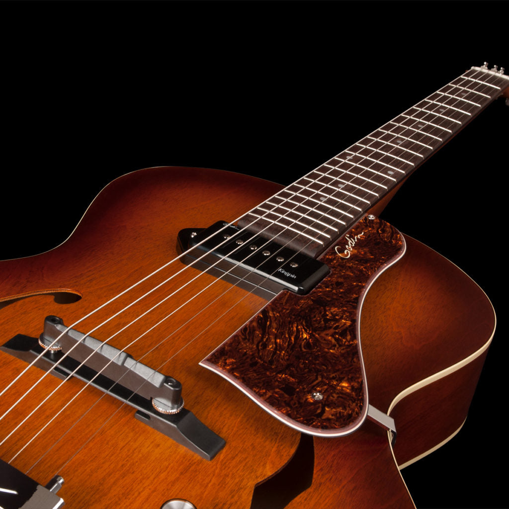 Godin 5th Avenue Kingpin P90 Cognac Burst