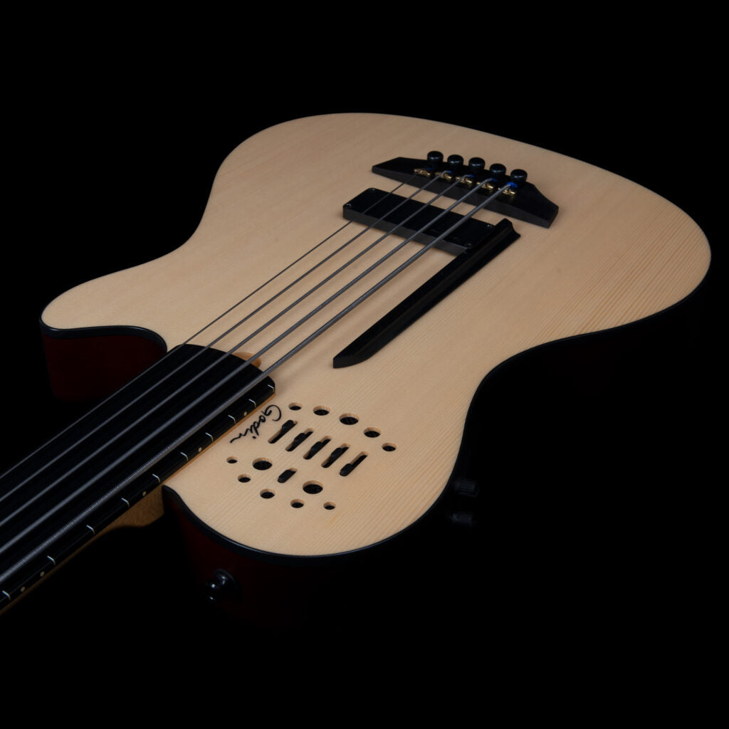 Godin A5 Ultra Natural Fretless A/E