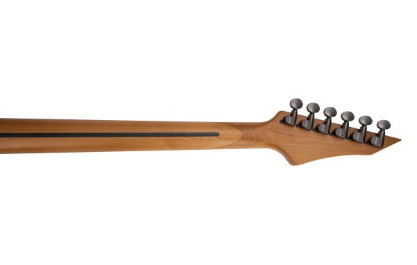 Mooer Double-Cutaway Floyd Rose Electric Guitar, Aurora Pink