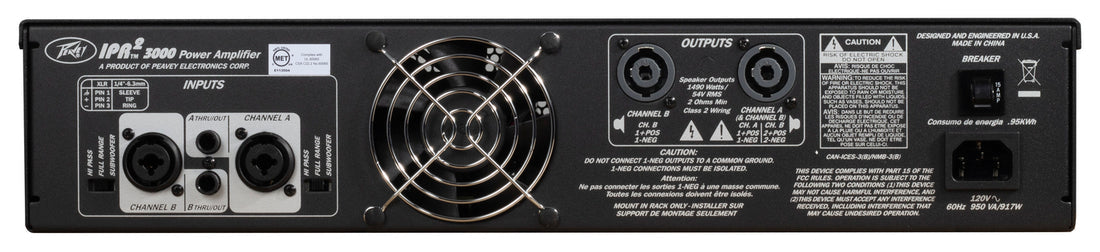 Peavey IPR 3000 Power Amplifier Voted Best New Power Amp Of 2011