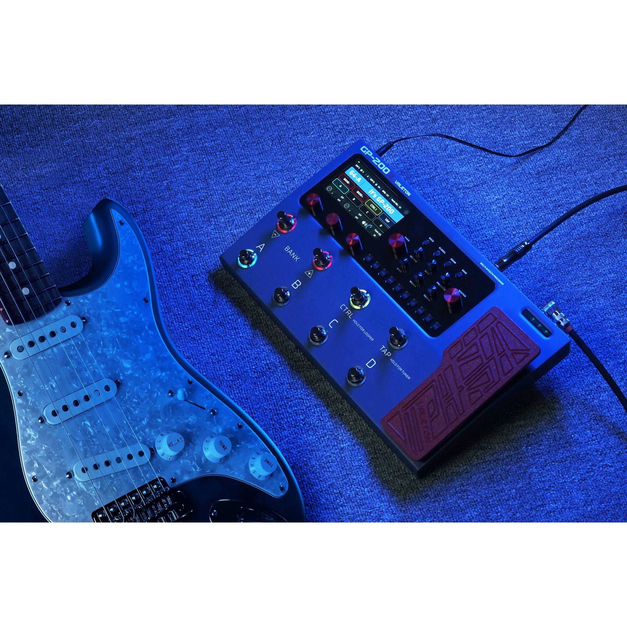 Multi-Effects Processor Pedal: Expression, FX Loop, MIDI I/O, Amp Modeling, IR Cabinets, Artist Presets for Guitar/Bass
