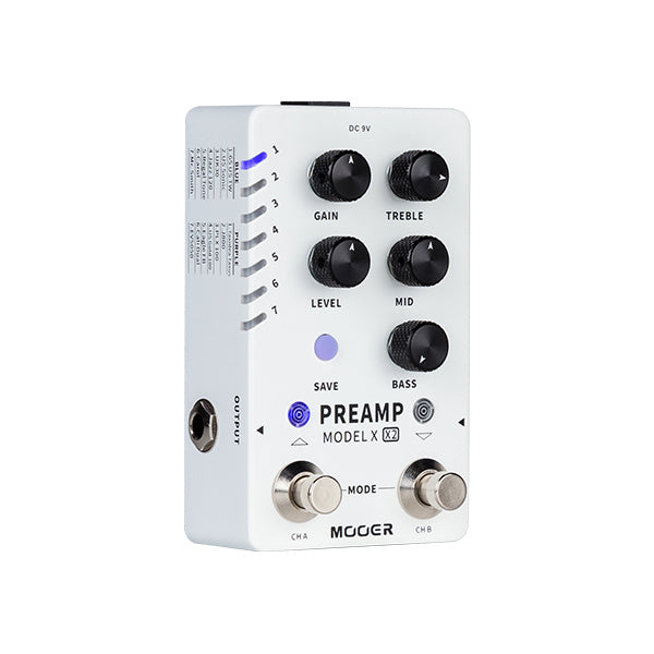Mooer M725 Preamp Model X2 Digital Preamp Effects Pedal