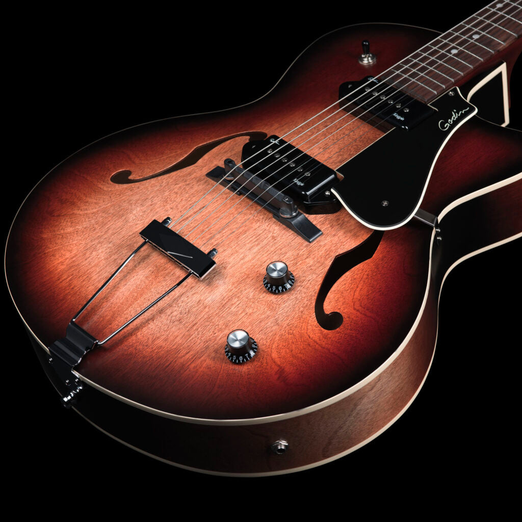 Godin 5th Avenue CW Kingpin II Vintage Burst