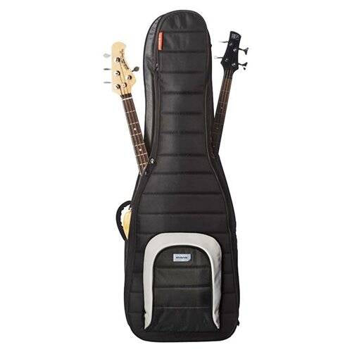 MONO M80-2B-BLK Classic Dual Bass Guitar Case - Waterproof Outer Shell