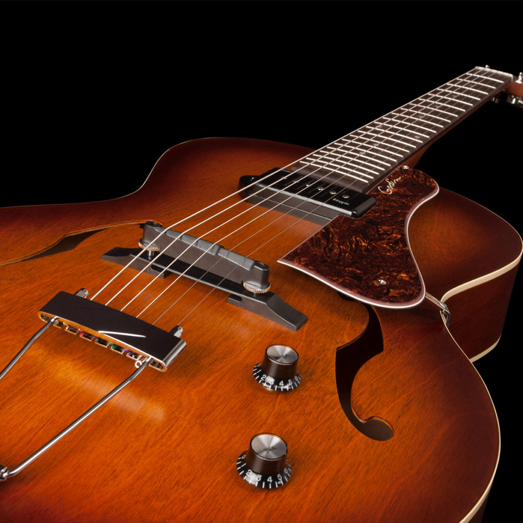 Godin 5th Avenue Kingpin P90 Cognac Burst