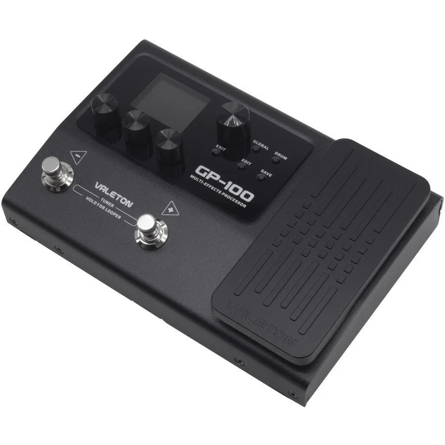 Valeton GP-100 Multi-Effects Processor Guitar Bass Amp Modeling IR Cabinets Simulation with Expression Pedal Stereo OTG USB Audio Interface