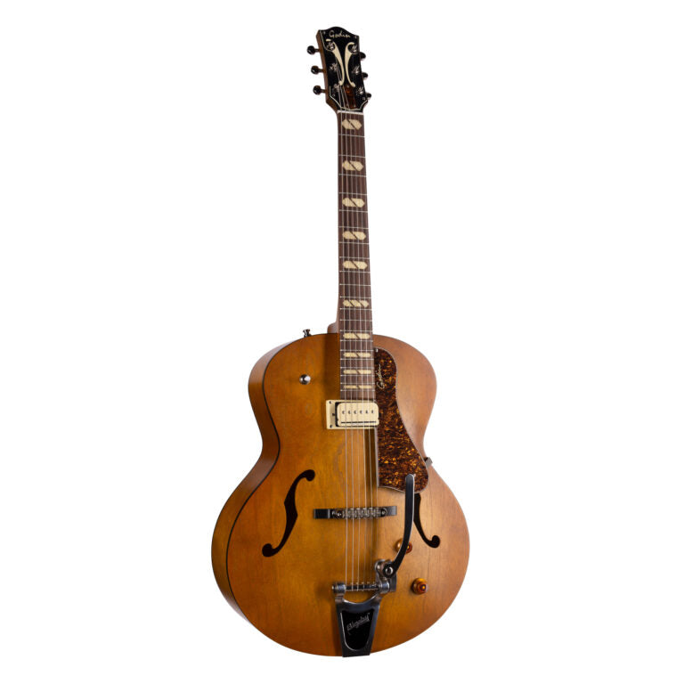 Godin 5th Avenue Jumbo P-Rail Harvest Gold