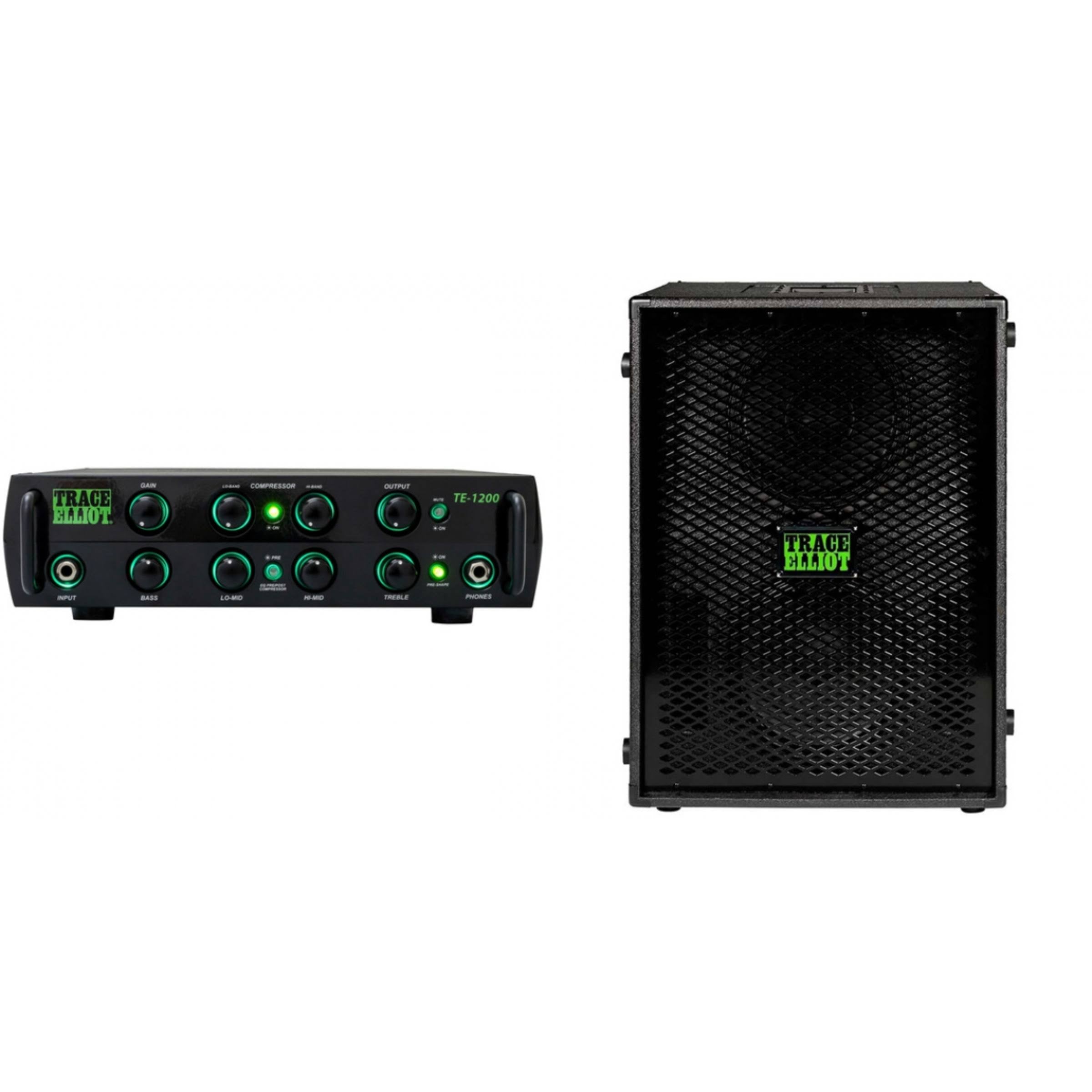 TRACE ELLIOT TE-1200 BASS AMPLIFIER HEAD