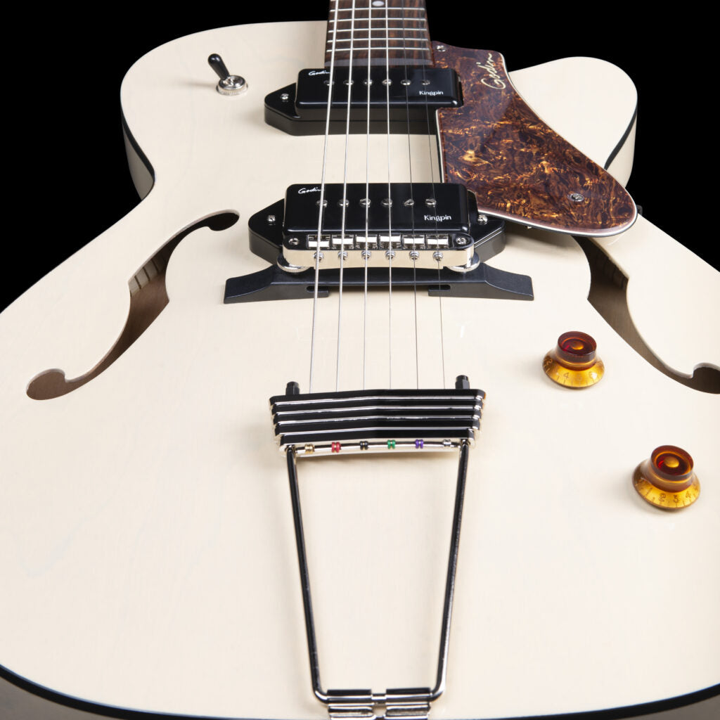 Godin 5th Ave TL Kingpin P90 Trans Cream HG