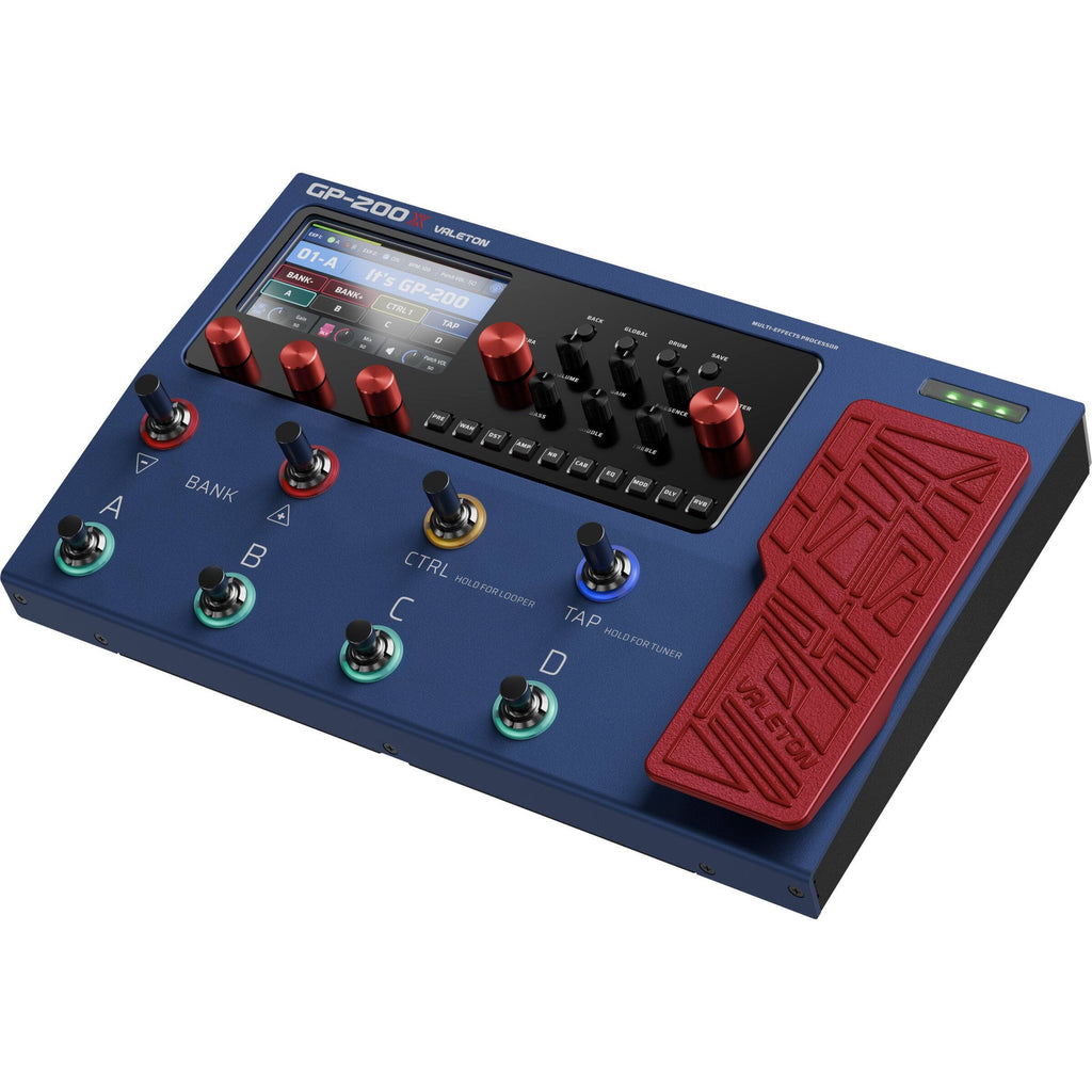 Multi-Effects Processor Pedal: Expression, FX Loop, MIDI I/O, Amp Modeling, IR Cabinets, Artist Presets for Guitar/Bass
