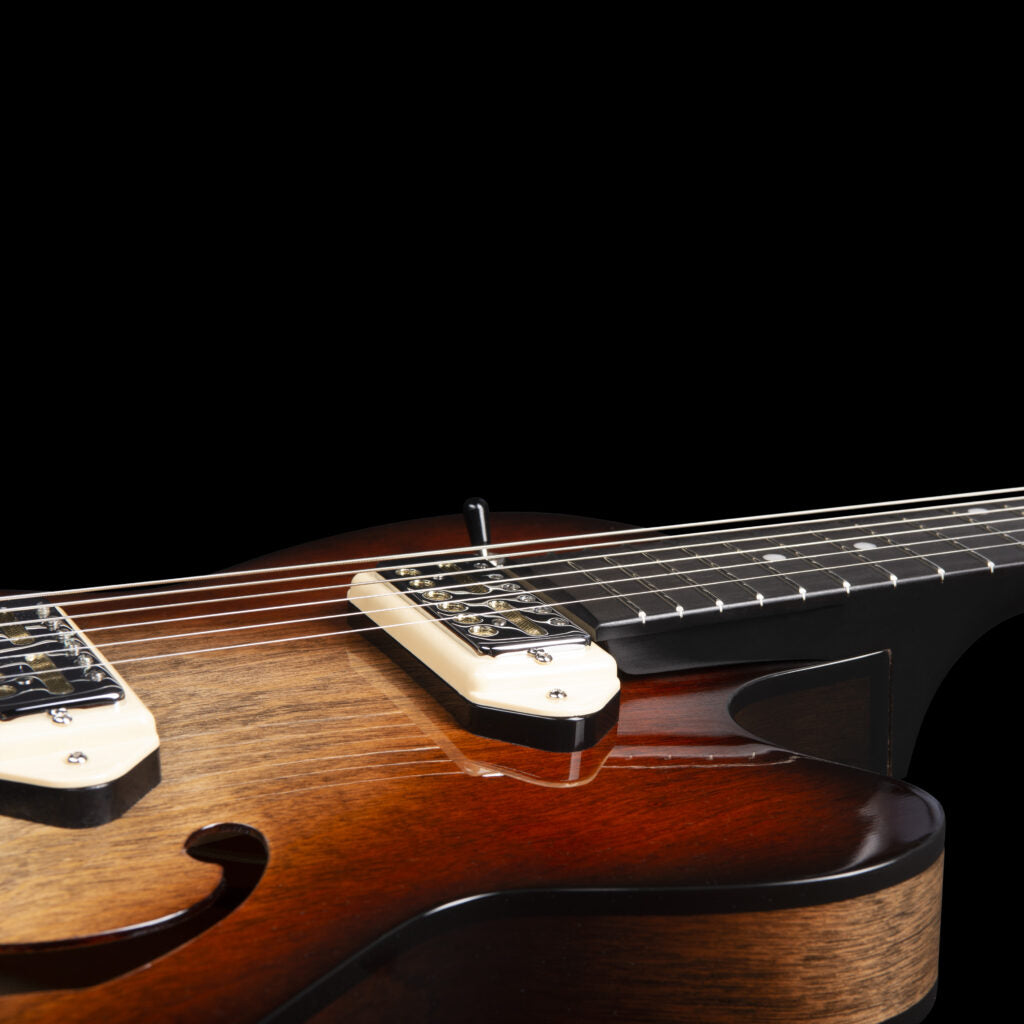 Godin 5th Ave TL Vintage Burst HG Gold Foil