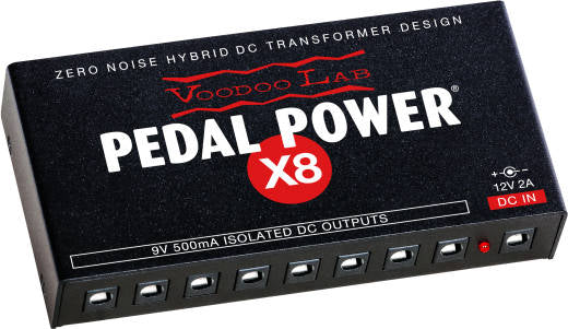 Voodoo Lab
Pedal Power X8 Compact Isolated Pedal Board Power Supply