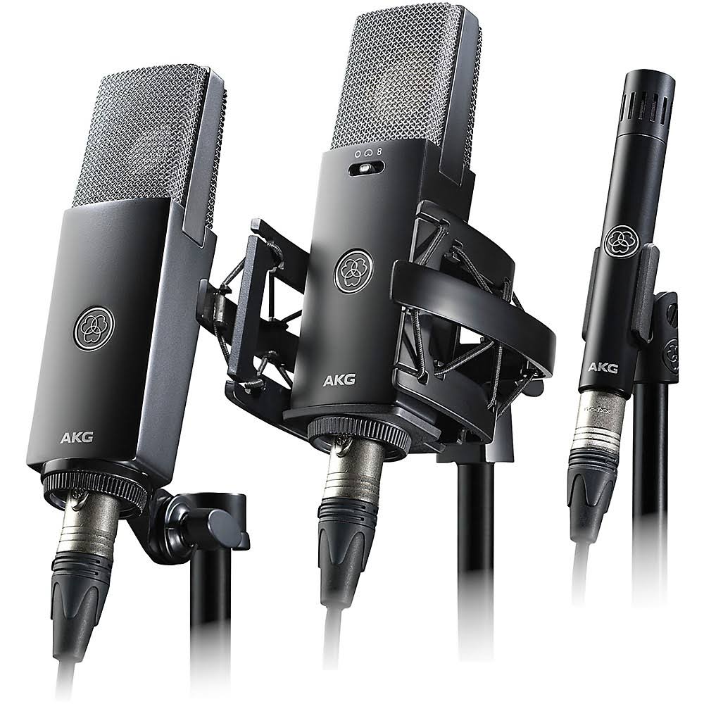 AKG C104 Large Diaphragm Cardioid Condenser Microphone - Black