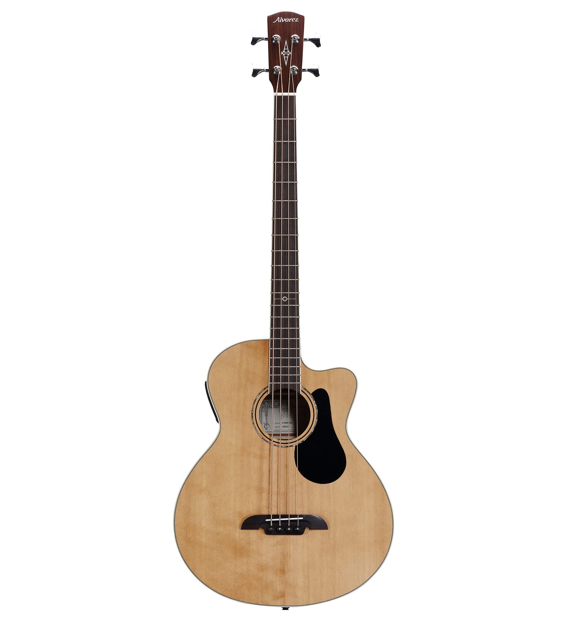 Alvarez AB60CE, Acoustic Bass with Cutaway and Pick - Natural Gloss