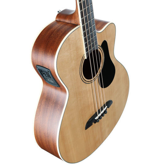 Alvarez AB60CE, Acoustic Bass with Cutaway and Pick - Natural Gloss