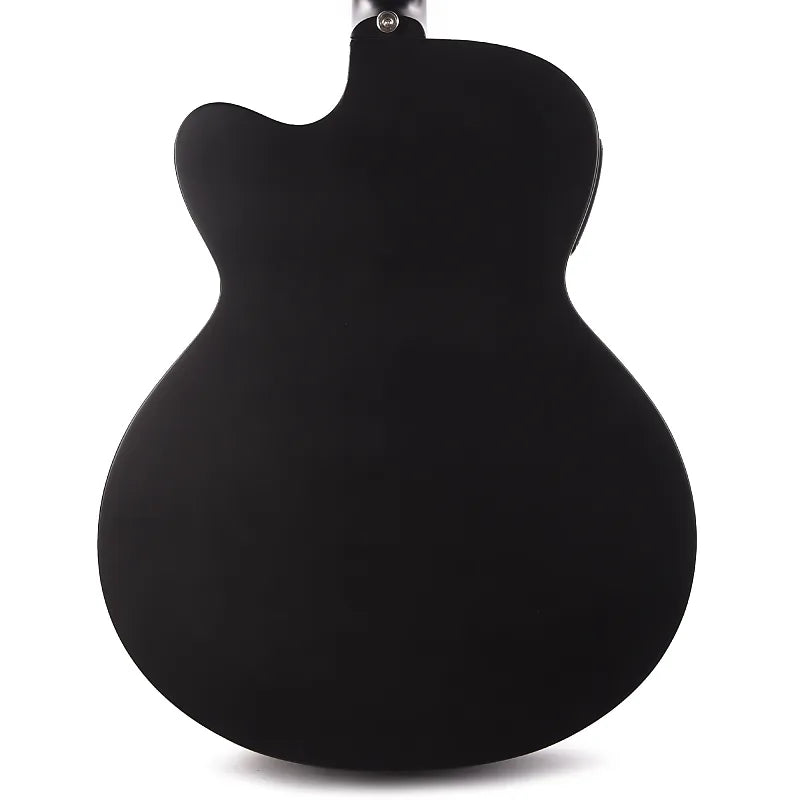 Alvarez ABT60CE-8BK, 8-string Baritone Guitar with Cutaway and Pickup - Gloss Black - Artist Series