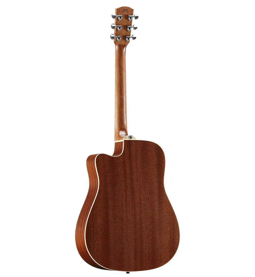 Alvarez AD60CE Dreadnaught Guitar with Cutaway and Pickup Natural-Gloss - Artist Series