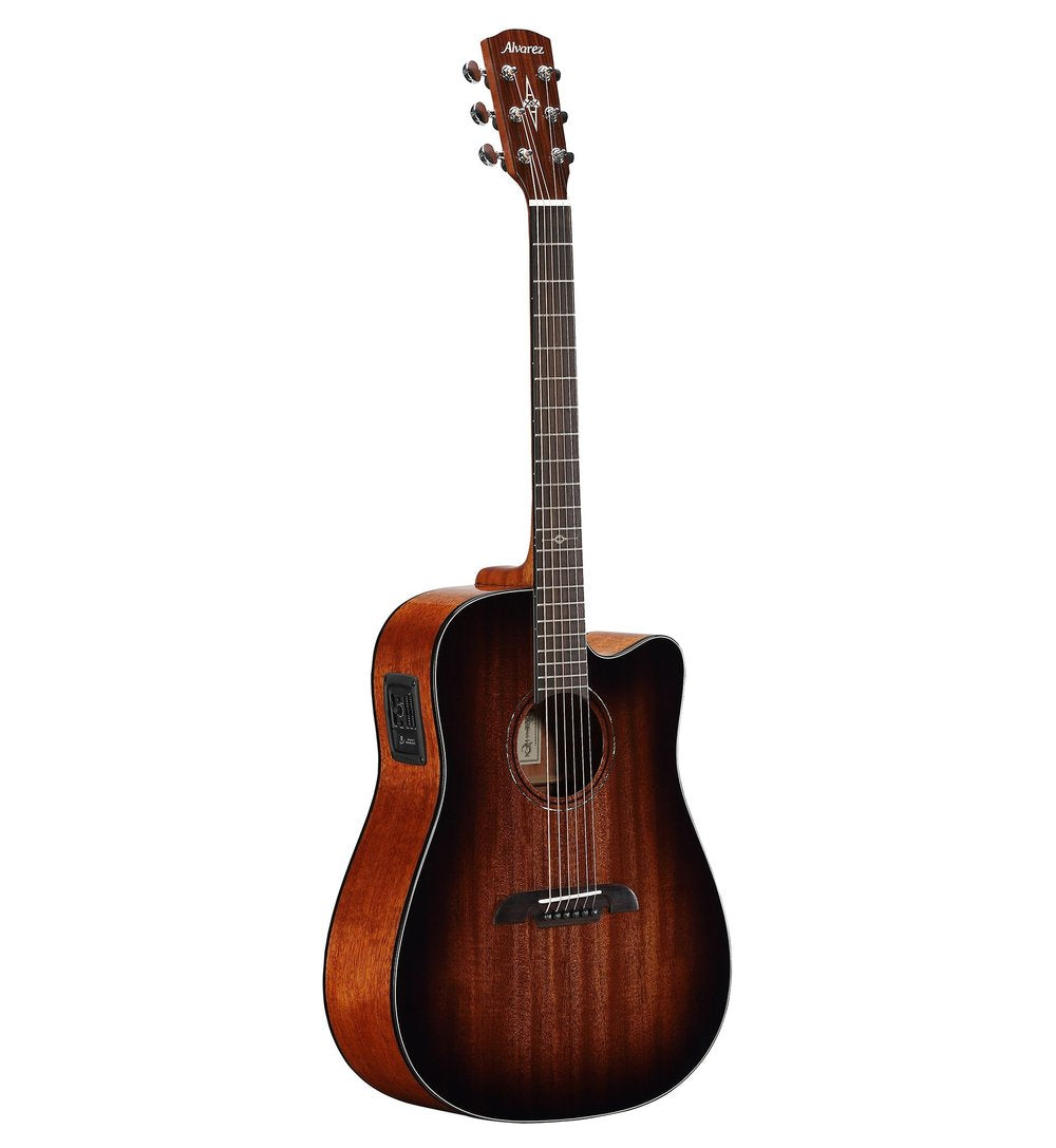 Alvarez AD60CESHB, Dreadnaught Guitar with Cutaway and Pickup - Shadowburst - Artist Series