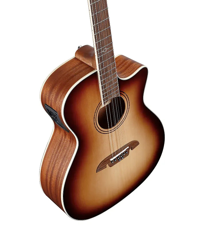 Alvarez AG60CE-8SHB, 8-string, Grand Auditorium Guitar with Cutaway and Pickup - Shadowburst - Artist Series