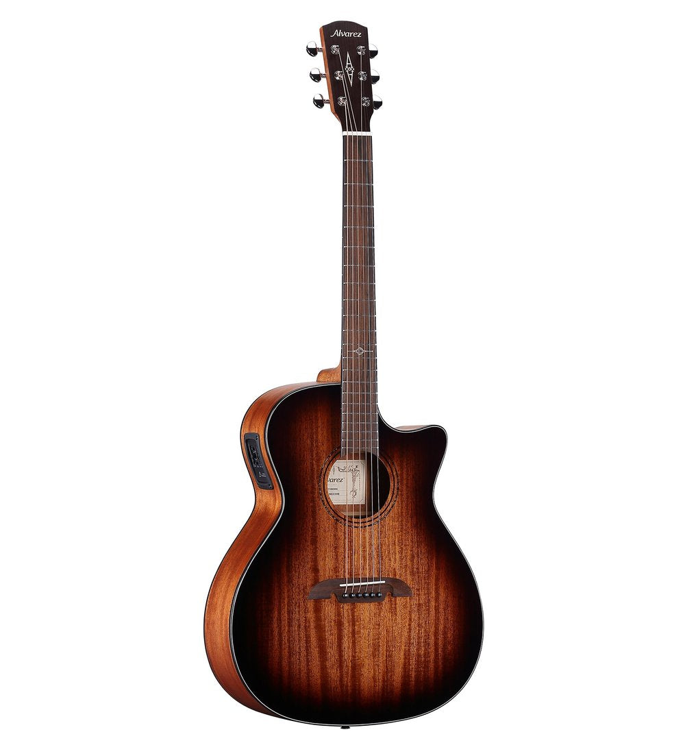Alvarez AG60CESHB Grand Auditorium Guitar with Cutaway and Pickup - Shadowburst - Artist Series Available Left-Handed
