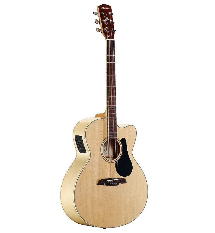 Alvarez AJ80CE, Jumbo Guitar with Cutaway and Pickup - Natural Gloss - Artist Series
