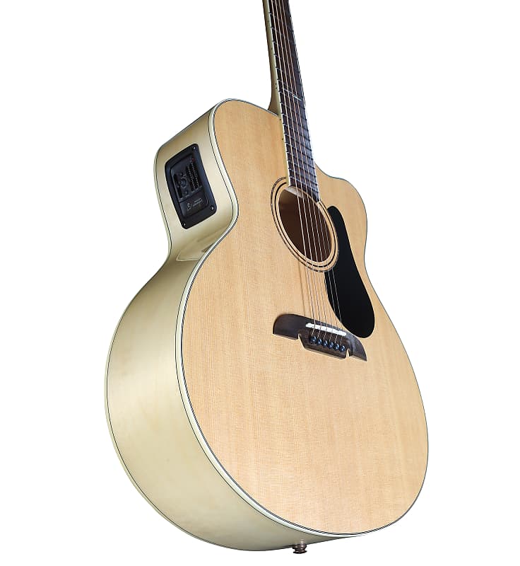 Alvarez AJ80CE, Jumbo Guitar with Cutaway and Pickup - Natural Gloss - Artist Series