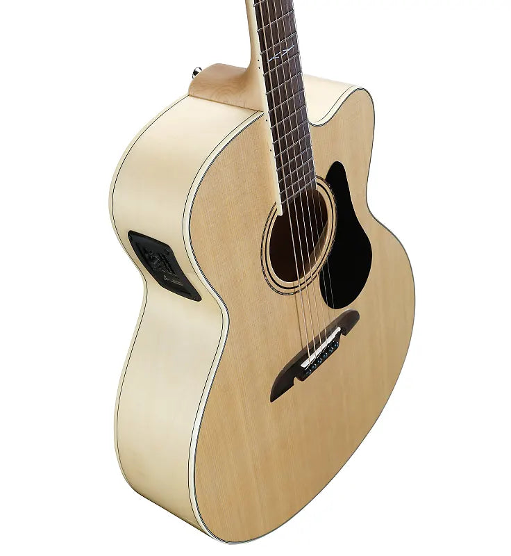 Alvarez AJ80CE, Jumbo Guitar with Cutaway and Pickup - Natural Gloss - Artist Series