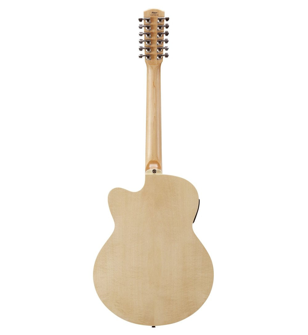 Alvarez AJ80CE-12, 12-string, Jumbo Guitar with Cutaway and Pickup - Natural Gloss - Artist Series