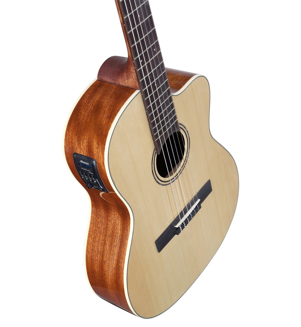 Alvarez Hybrid Classical Guitar (RC26HCE) Cutaway, Pickup and Gig Bag