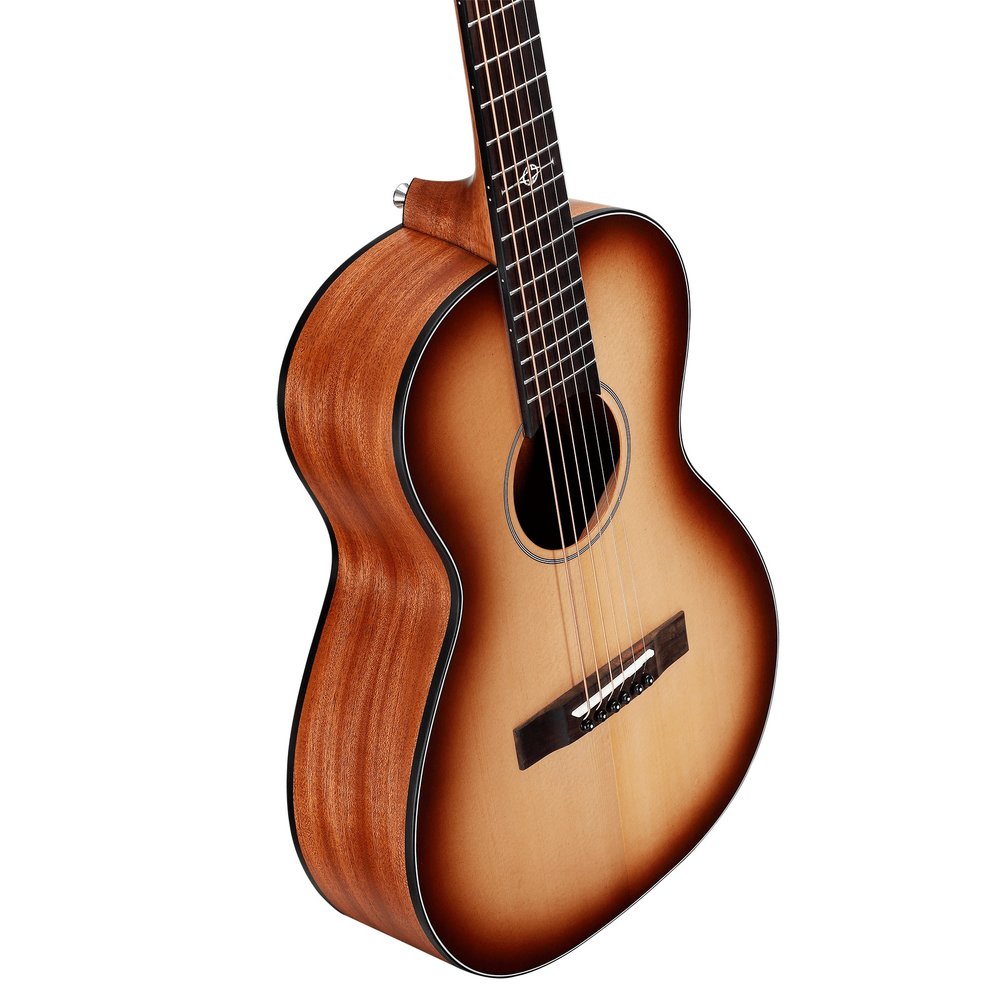 Alvarez DELTA-DELITE Mini Blues Guitar with Gig Bag - Shadowburst Satin - Artist Blues