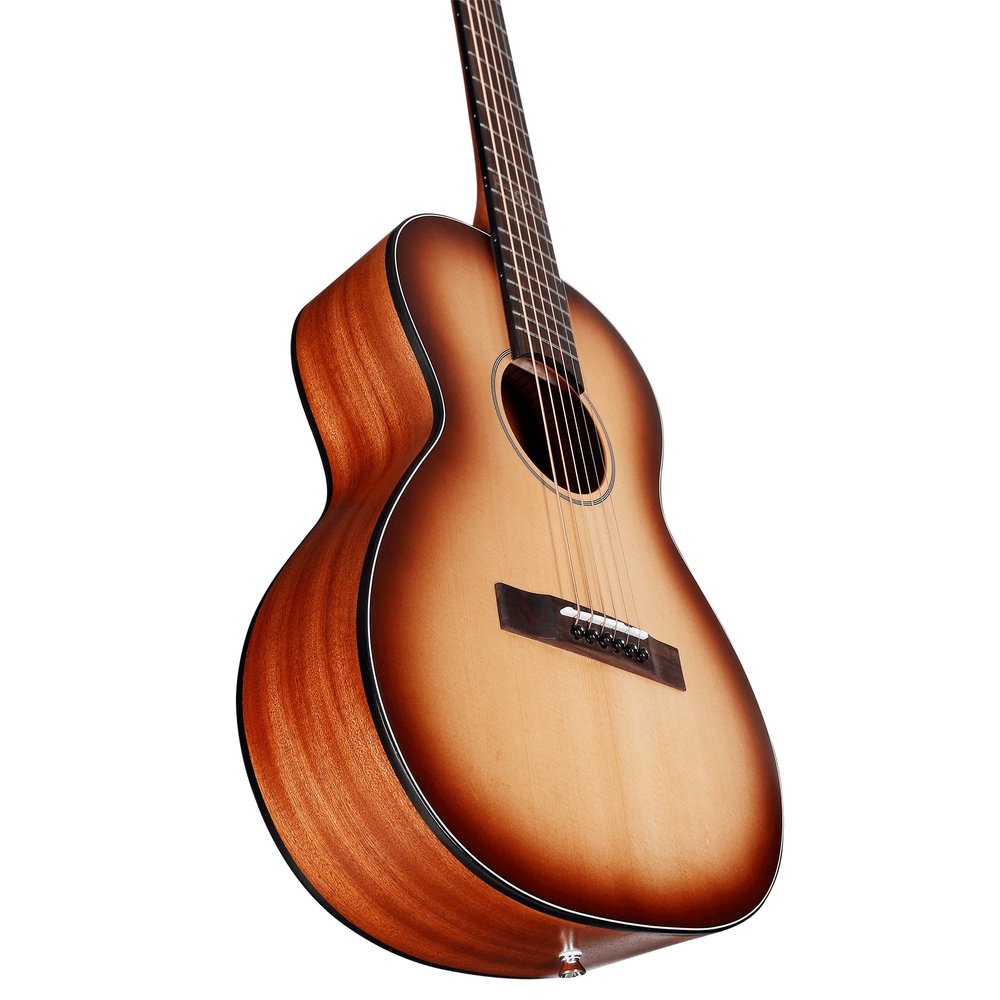 Alvarez DELTA-DELITE Mini Blues Guitar with Gig Bag - Shadowburst Satin - Artist Blues