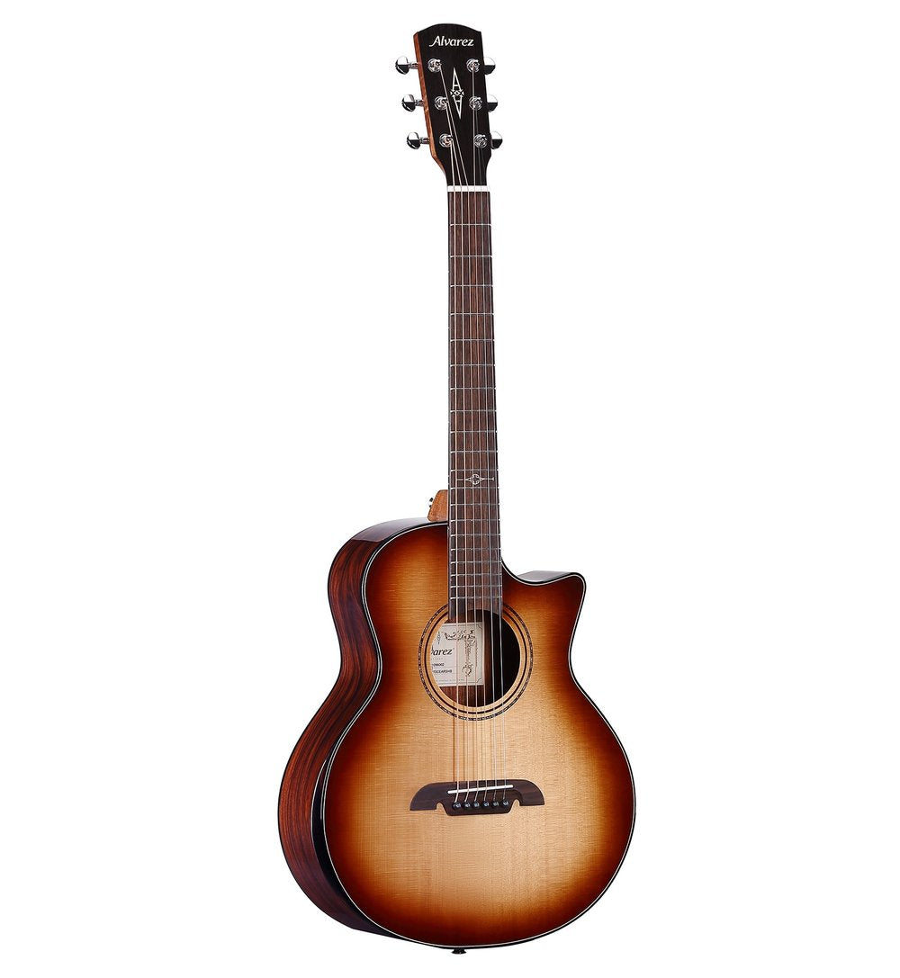 Alvarez Little Jumbo Guitar (LJP70CEARSHB) Cutaway, Pickup, Armrest and Gig Bag