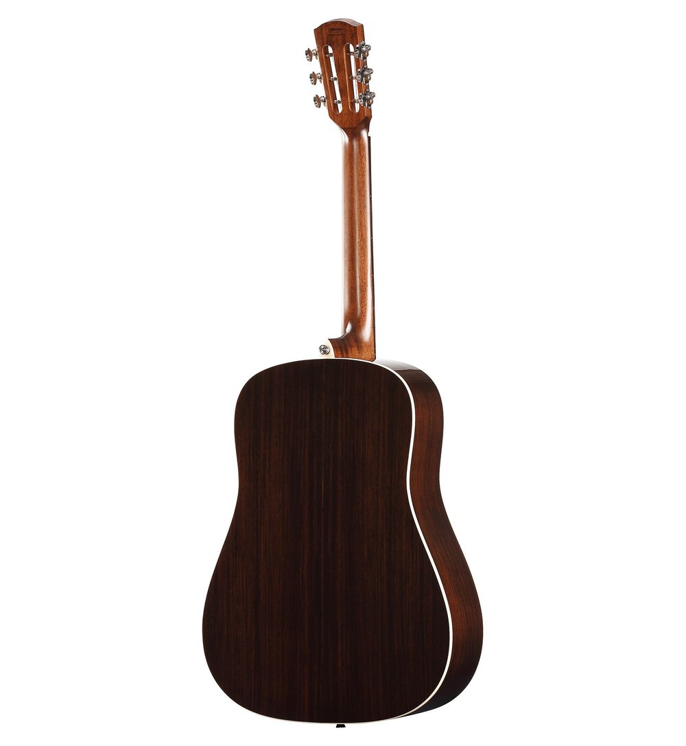 Alvarez MDR70ESB Round Shoulder Dreadnaught Guitar with Pickup and AFC30 FlexiCase - Sunburst Gloss - Masterworks