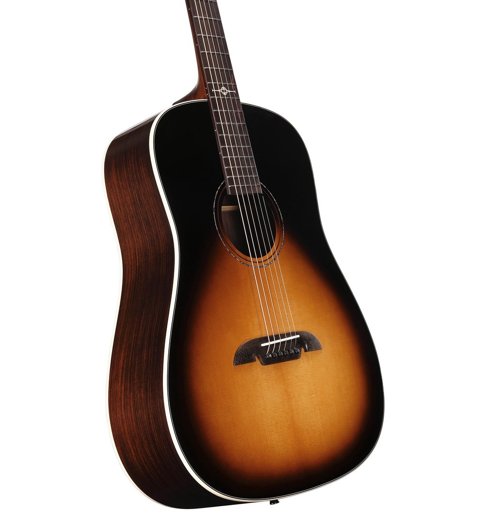 Alvarez MDR70SB, Round Shoulder Dreadnaught Guitar with AFC30 Flexicase - Sunburst Gloss - Masterworks