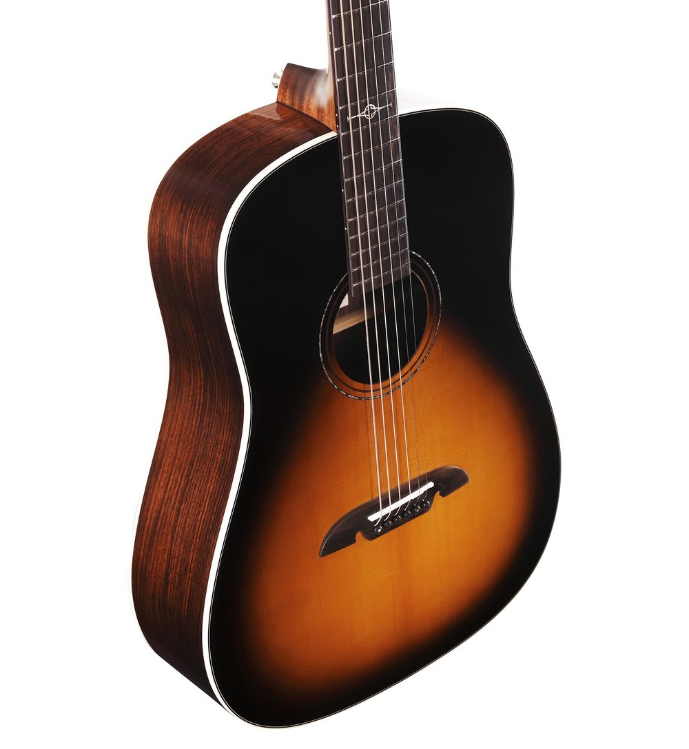 Alvarez MDR70SB, Round Shoulder Dreadnaught Guitar with AFC30 Flexicase - Sunburst Gloss - Masterworks