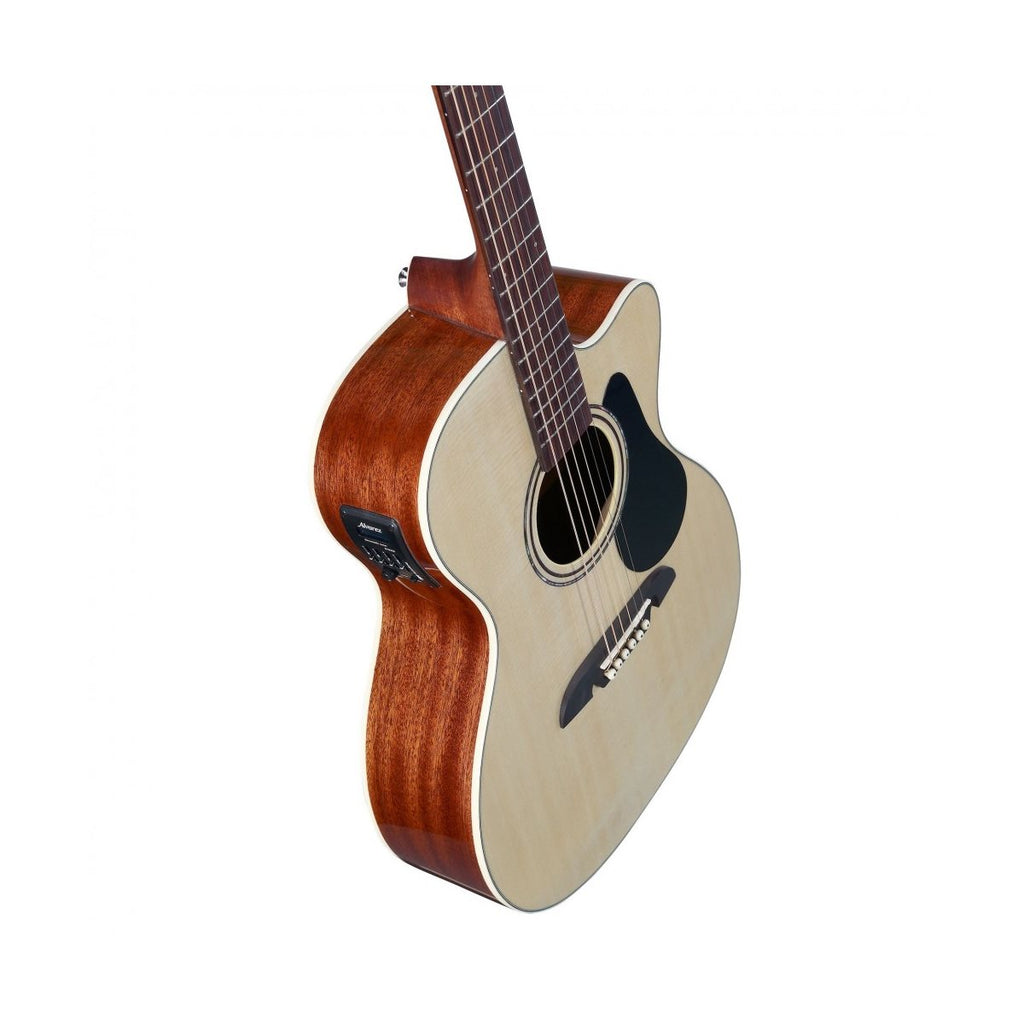 Alvarez RF26CE, Folk/OM Acoustic Guitar with Cutaway, Pickup and Gig Bag - Natural Gloss - Regent Series